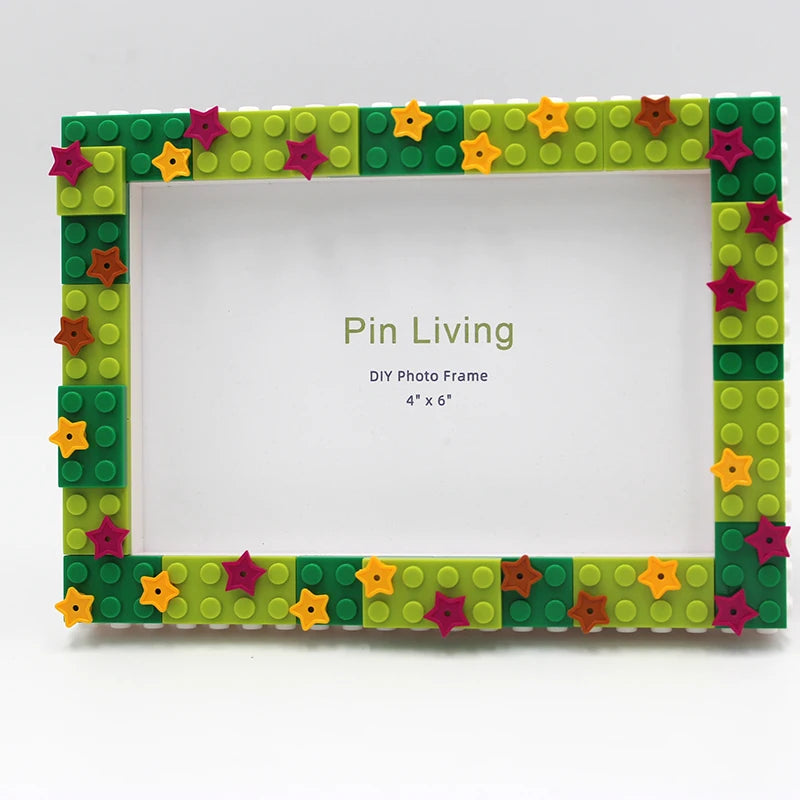 1PC Decor Photo Frame DIY Star Sky Simple Color Block Picture Frame For Home Decoration Birthday Gift