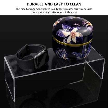 3/6/9Pcs Acrylic Display Stand Blind Box Storage Shelf U Shape Lightweight Cupcake Holder Dessert Display Jewelry Display Ris