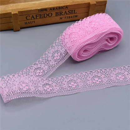 Lace Trim, 10 Yards High Quality Lace Tape, 40MM Wide Embroidered Trim for Sewing, DIY Crafts, Scrapbooking Projects, Gift Wr