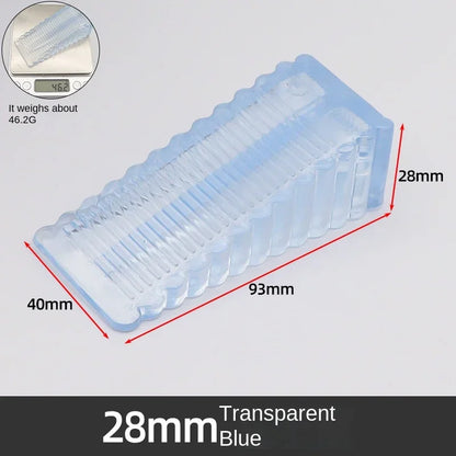 Safety Silicone Door Stop Block Wedge Stop Door Stopper Home Offices Door Rear Retainer Impact Stopper Rubber Stops No Drill