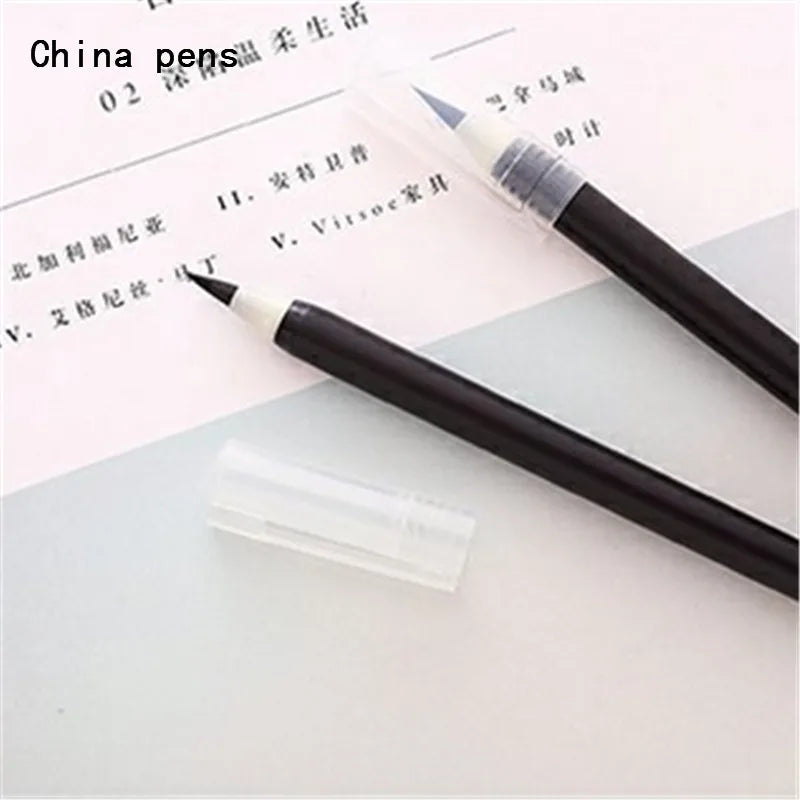 wholesale 1pcs write directly soft brush pen for calligraphy practice school student stationery supplies art drawing brush