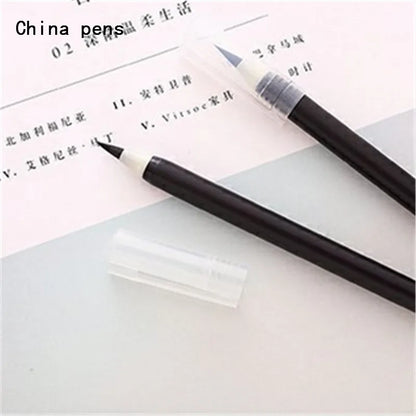 wholesale 1pcs write directly soft brush pen for calligraphy practice school student stationery supplies art drawing brush