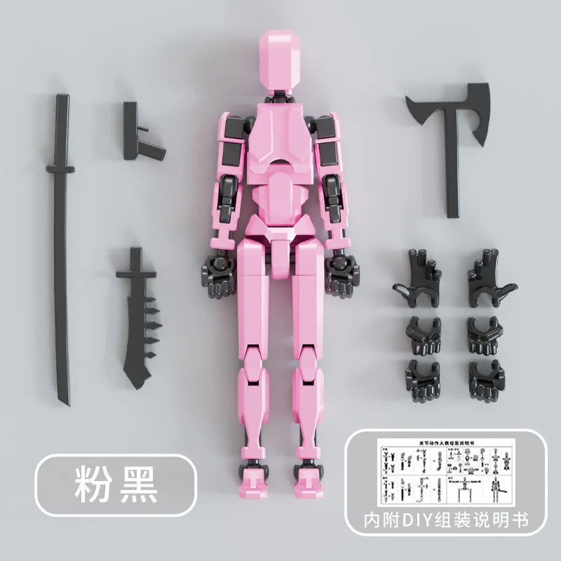3D Printed Mannequin Action Figures Toys Dummy 13 Shapeshift Robot Multi-Jointed Movable Kids Adults Parent-children Games Gi