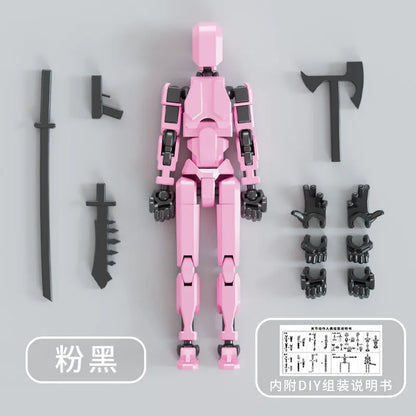 3D Printed Mannequin Action Figures Toys Dummy 13 Shapeshift Robot Multi-Jointed Movable Kids Adults Parent-children Games Gi