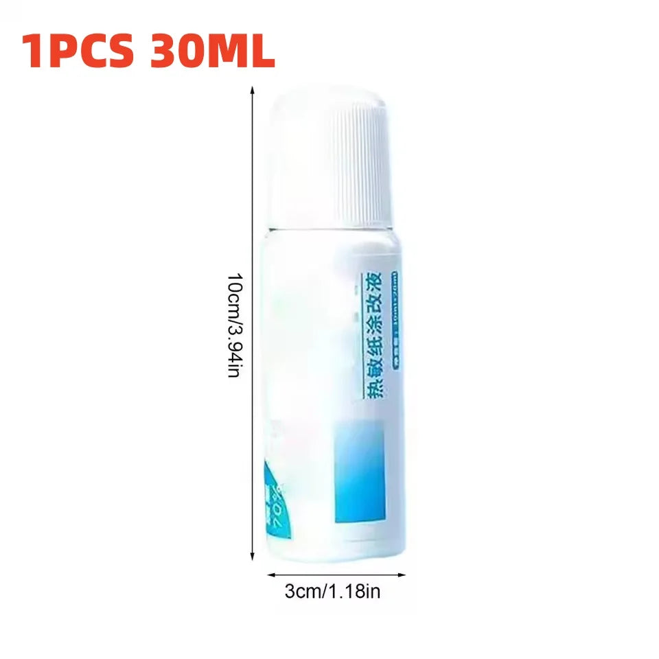 Fast-Drying Thermal Paper Correction Fluid Eraser Package Parcel Box ID Information Protector Anti Peep Identity Info Guard -