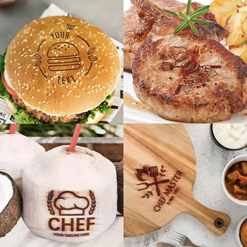 M8 Logo Customized Iron Branding Stamp Personalized Customization Wooden Soldering Iron Seal Customized Leather Stamping Seal