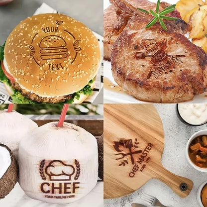 M8 Logo Customized Iron Branding Stamp Personalized Customization Wooden Soldering Iron Seal Customized Leather Stamping Seal