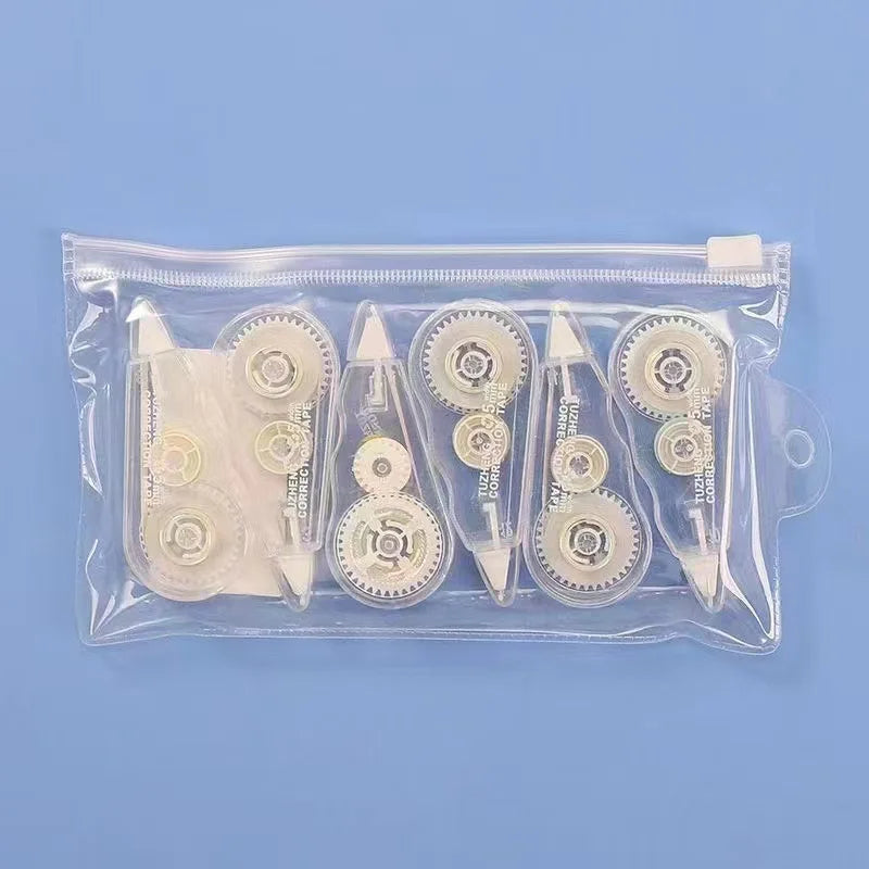 6pc Set Correction Tape Kawaii Mechanical Cute Design Correction Tape - Perfect for Decorating Diaries and School Supplies - 