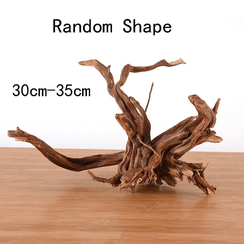 Natural Tree Trunk Driftwood Fish Tank Driftwood Aquarium Fish Tank Plant Aquarium Decoration Home Desktop Decoration Random