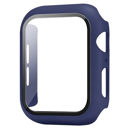 Glass+Cover For Apple Watch case 10 9 8 7 6 SE 5 iWatch Accessorie Screen Protector iWatch series 46mm 44mm 40mm 41 45mm 38 4