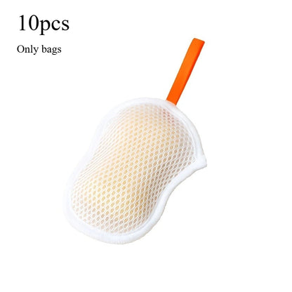 Soap Foam Net Soap Bag for Bath,Face Wash,and Shower Gel-Durable Mesh Design with Ergonomic Handle,For Cleansing,Soap Dispens