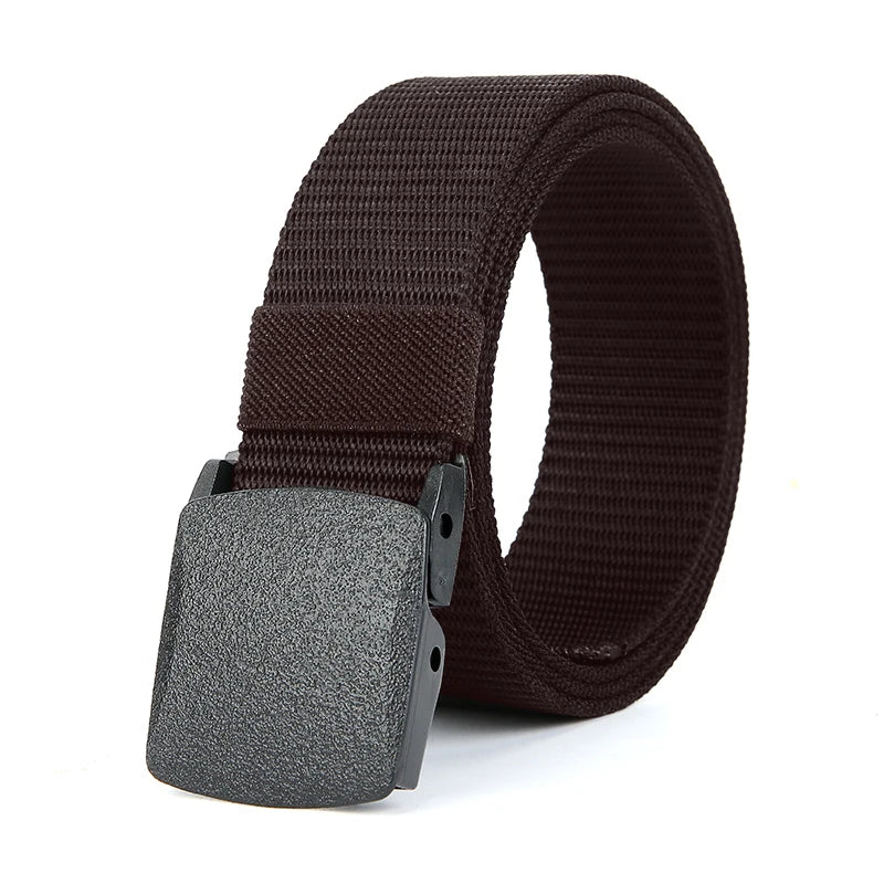Military Automatic Buckle Nylon Belt Outdoor Hunting Multifunctional Tactical Canvas Belt Men Belt