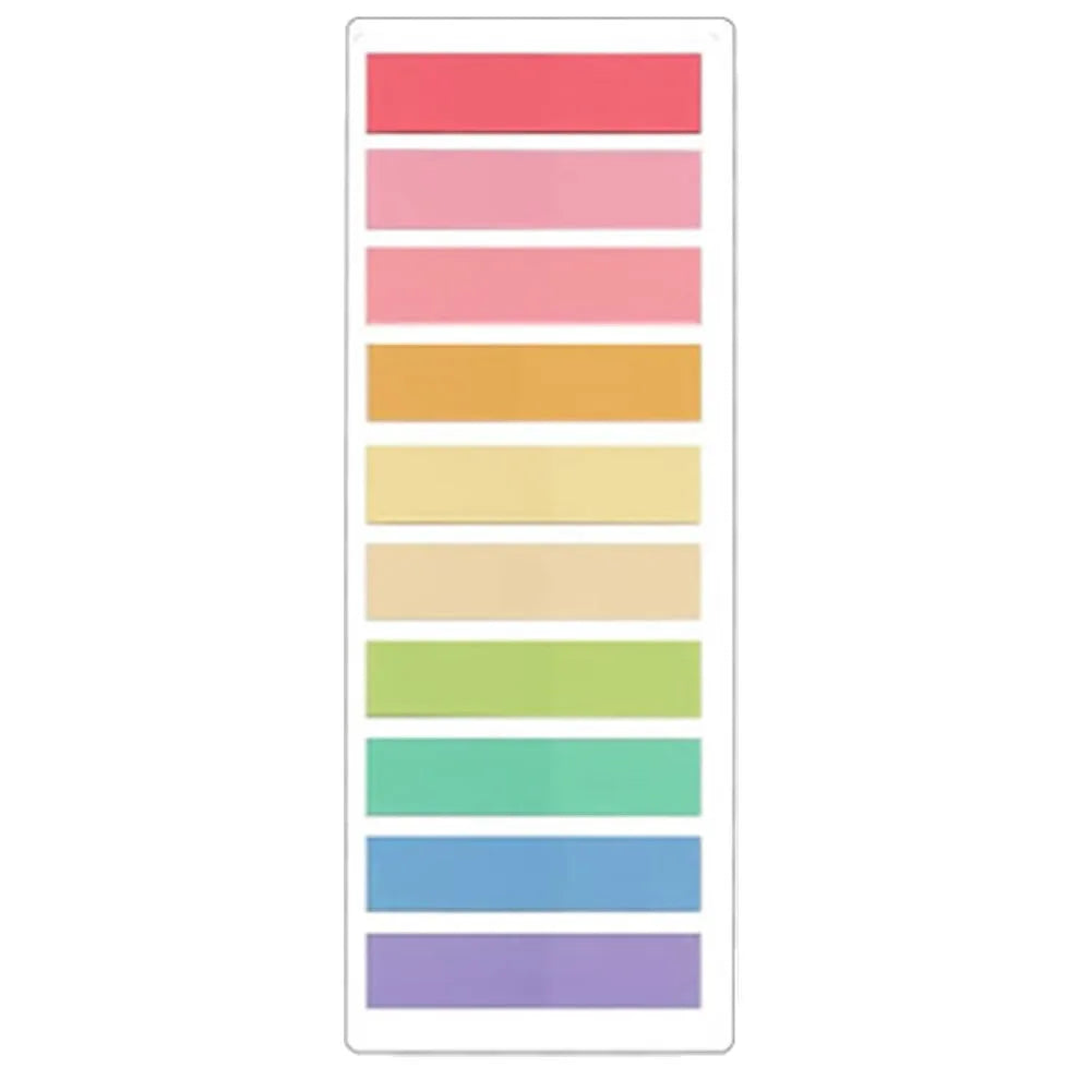 2400S Transparent Colorful Index Creative Memo Pads Office School Stationery Self-Adhesive Stickers Sticky Note Pads - 1 Pcs 