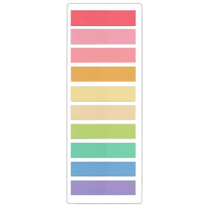 2400S Transparent Colorful Index Creative Memo Pads Office School Stationery Self-Adhesive Stickers Sticky Note Pads - 1 Pcs 