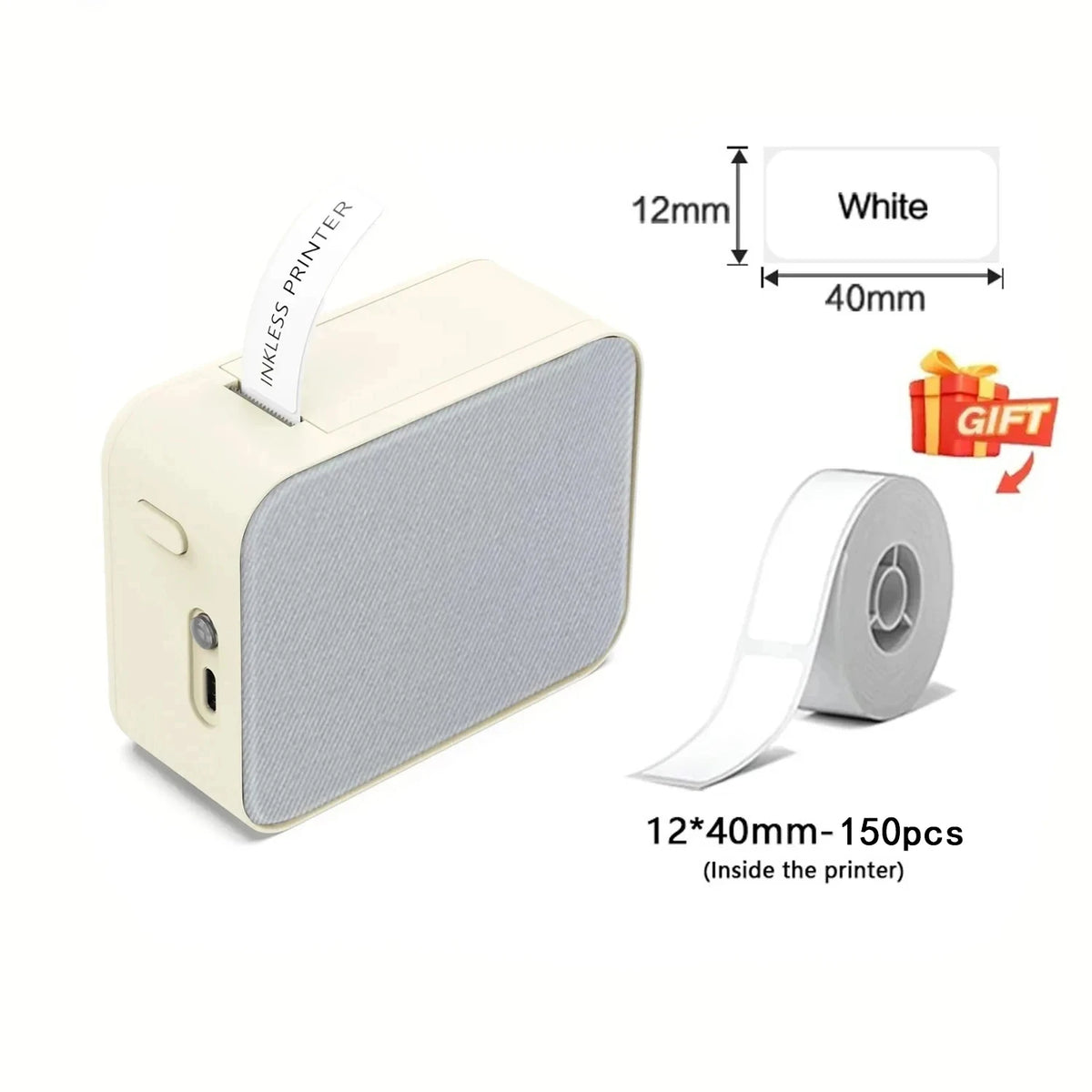 MarkLife P15 Mini Portable Thermal Printer Wireless Bluetooth-compatible Label Tag for Home Office Labeling Sticker Machine -