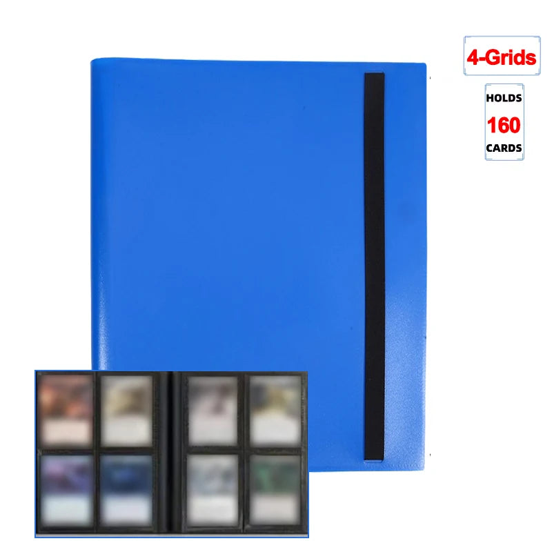 1Pc Card Binder 160/360/480 Trading Card Holder Book Durable Side Loading Card Book With Gaming Cards PP Cover Binder For Car