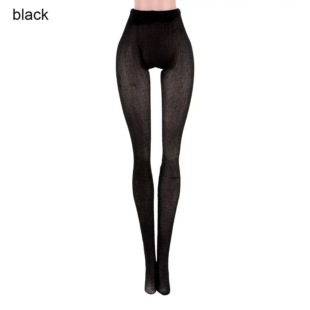 Suits 1/6 Doll Silk Stockings Mini Fishnet Tights Bottoms Socks Elastic leggings Miniature Pantyhose Dolls Accessories Girl G