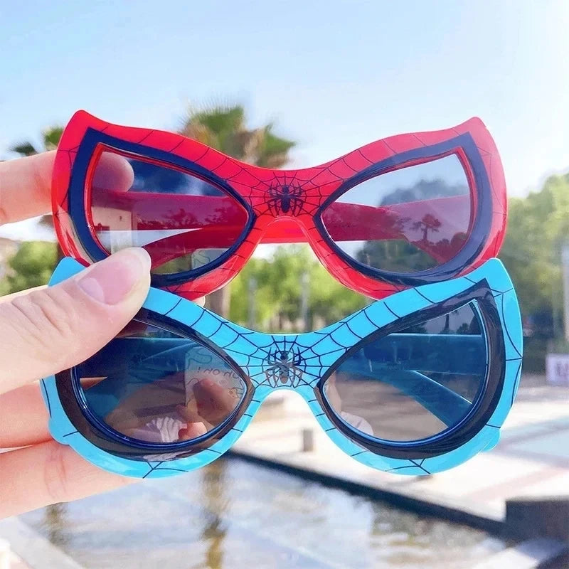 2025 Sunglasses Plastic Action Toys Figure Anime Spider Cartoon Fashion Sunglasses Cute Gifts For kids toys