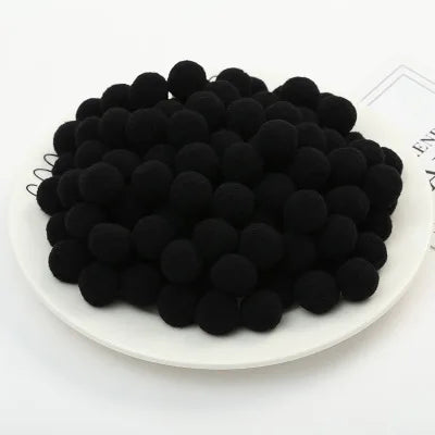 Pompoms 8/10/15/20/25/30mm Soft Pompons Colorful Fluffy Plush Craft DIY Pom Pom Fur Ball Pon Pon Home Decoration Kids Toys 10