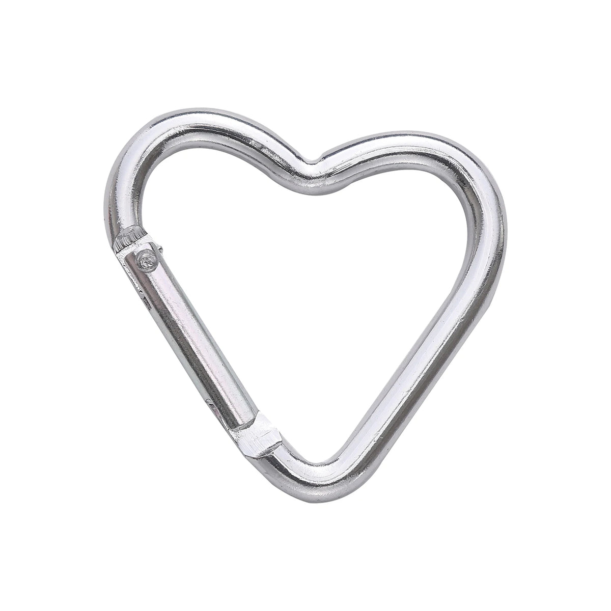 1 Pc Carabiner Rock Aluminum Mountain Buckle Star/Heart/D/Bone Shape Locking Clasp Keychain Multifunction Tools Jewelry Findi