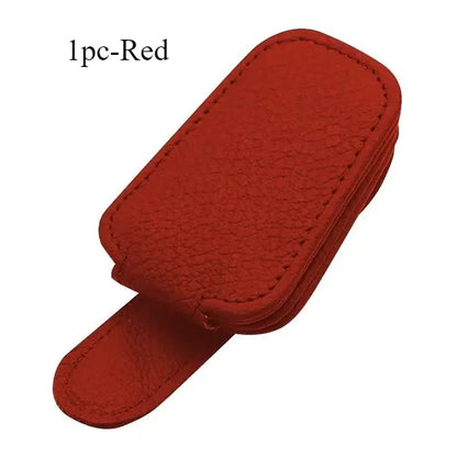 Car Sun Visor Glasses Case Holder Sunglasses Clip Ticket Card Clip Multifunction Portable Clip Auto Interior Accessories - 1p