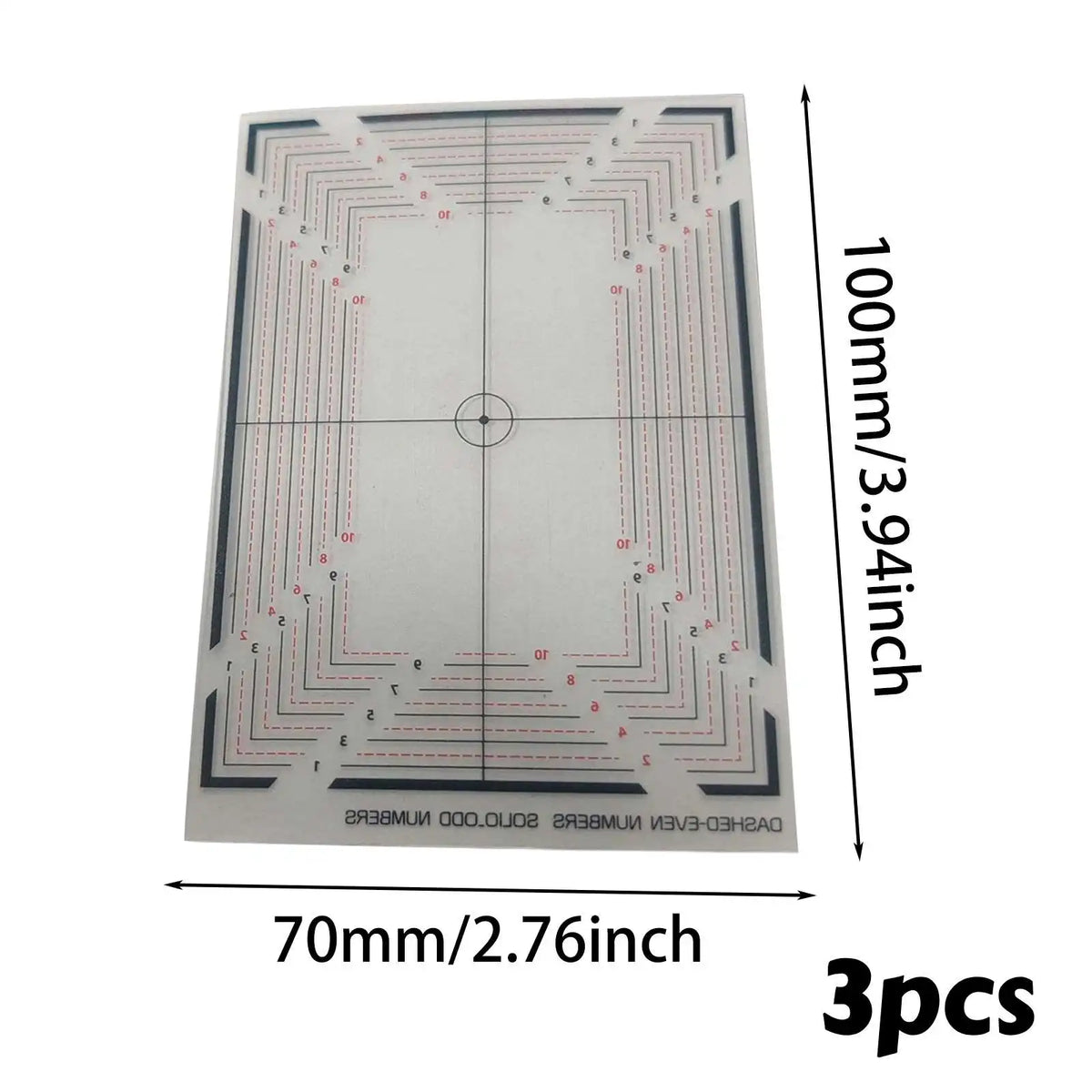 Card Centering Grading Tool for Pokémon TCG, Trading Card Grading for Collectible Cards - 3pcs