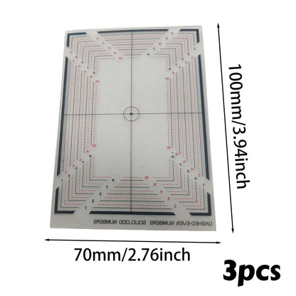 Card Centering Grading Tool for Pokémon TCG, Trading Card Grading for Collectible Cards - 3pcs