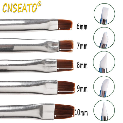 5 Pcs Dental Resin Brush Pens Resin Shaping Brushes For Composite Cement Adhesive Porcelain Teeth Dentist Tools Dentistry Lab