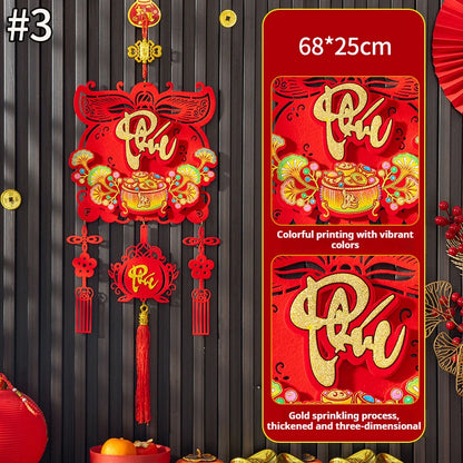 Vietnamese Spring Festival Decorations Paper Flowers Hanging Ornament 2026 New Year Home Decoraitons Room Wall Decor - S7