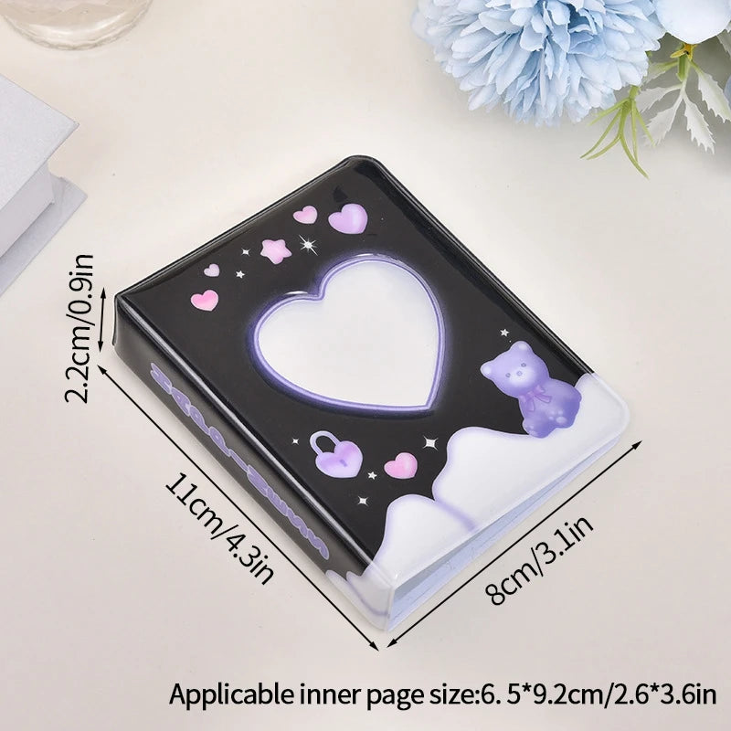 Kpop Photo Album Mini 3 Inch Album Photo Photocard Holder Idol Binder Photo Card Holder Card Collect Book Picture Protector 포