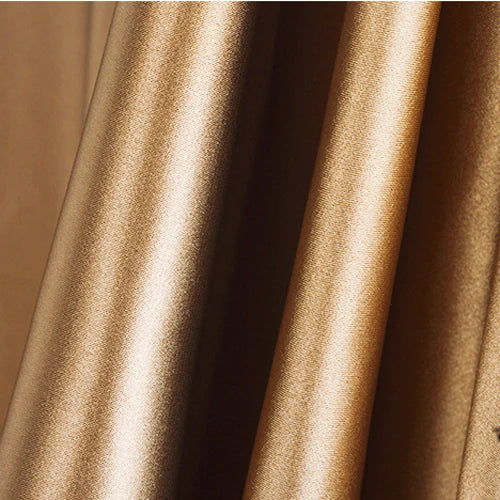 34 Color Soft Satin Fabric Wedding Party Decoration Box Lining DIY Clothing Sewing Background Accessories - Light brown / 25c