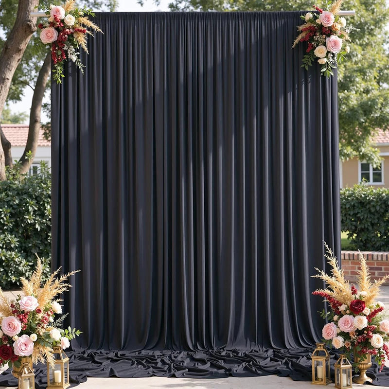 1Pcs Wrinkle Free Backdrop Curtain for Wedding Bridal Baby Shower Photo Stage Background Drapes Fabric Birthday Party Decorat