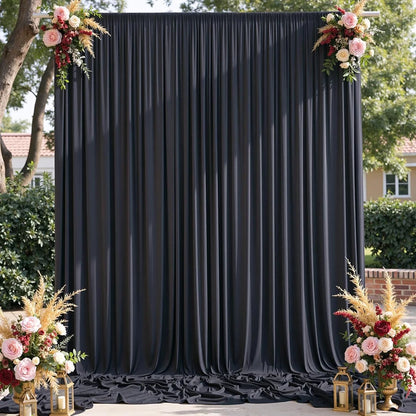 1Pcs Wrinkle Free Backdrop Curtain for Wedding Bridal Baby Shower Photo Stage Background Drapes Fabric Birthday Party Decorat
