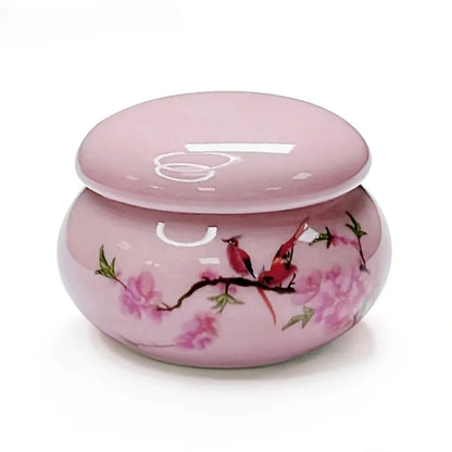 1Pc Ceramics Nail Cup with Lid Acrylic Liquid Powder Ceramic Cup Nail Art Acrylic Liquid Powder Porcelain Dappen Dish Contain