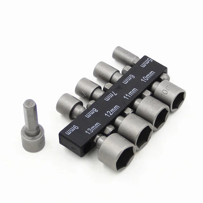 Powerful Socket Inner Hexagonal Wrench Hexagonal Handle Screwdriver Socket Extension Rod Pneumatic Screwdriver Insert Tool Se
