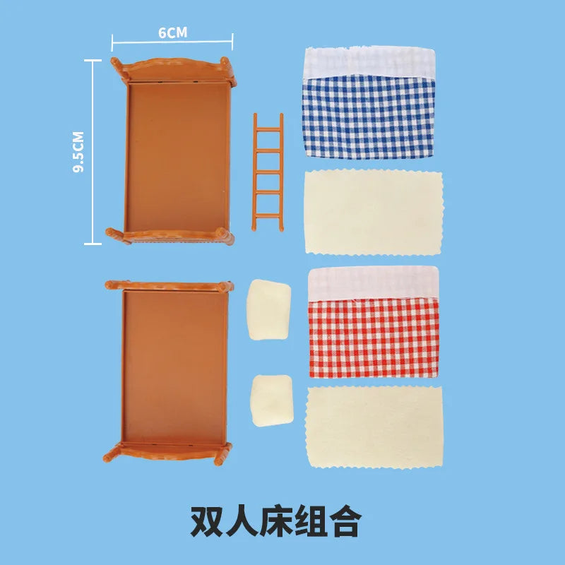 miniature items dollhouse furniture accessories living room bedroom supermarket shopping games family interaction doll kids t