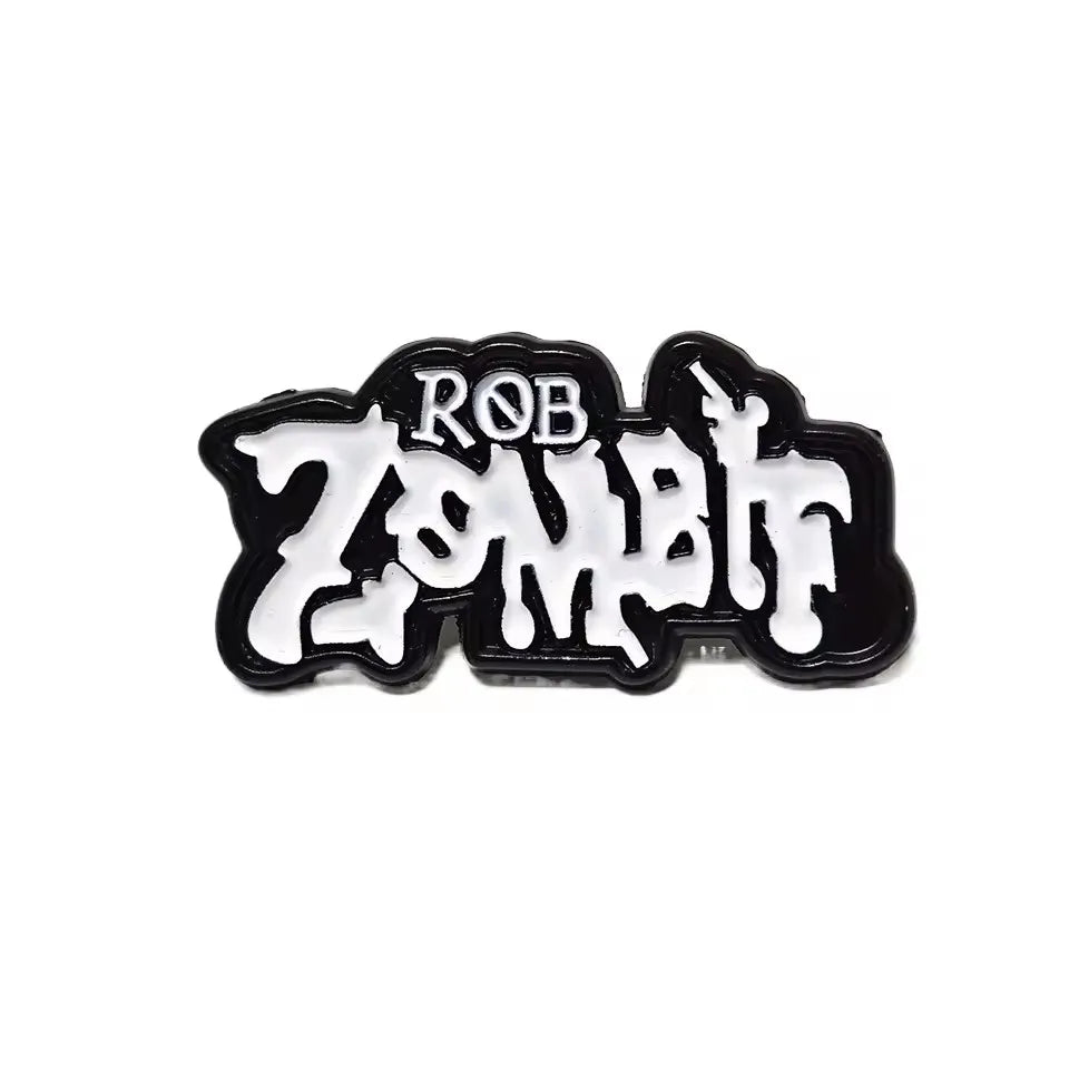Vintage Rock Band Logo Enamel Pin Pack Classic Music Lapel Brooches for Fans