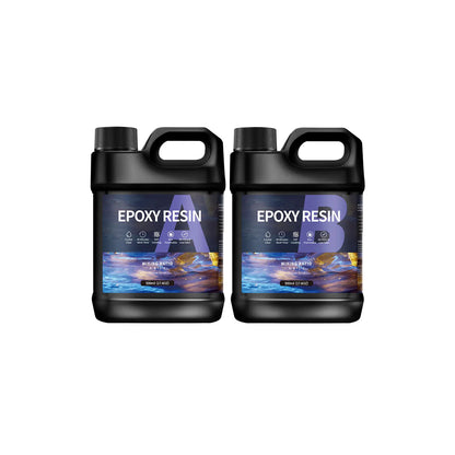 500g/1000g AB Epoxy Resin Glue High Clarity Fast Drying Adhesive High Hardness DIY Supplies For Resin Glue Jewelry Making - A