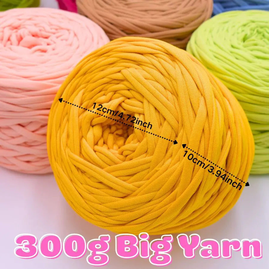 300g Polyester Cloth Tshirt Yarn for DIY Crafts And Home Projects