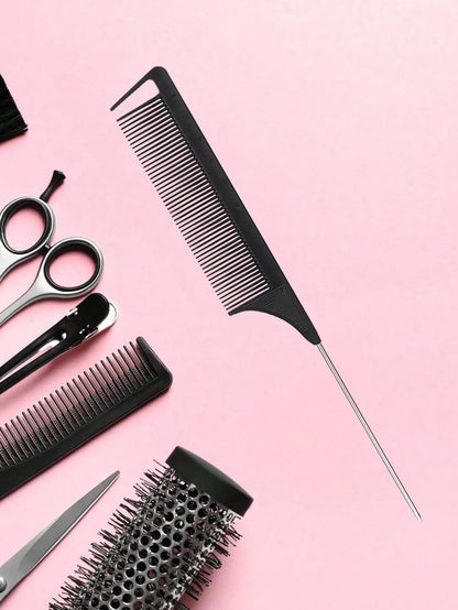 stainless steel pointed tail hair, hair comb hair brush salon hair styling tool hair comb, Special for real hair wigs