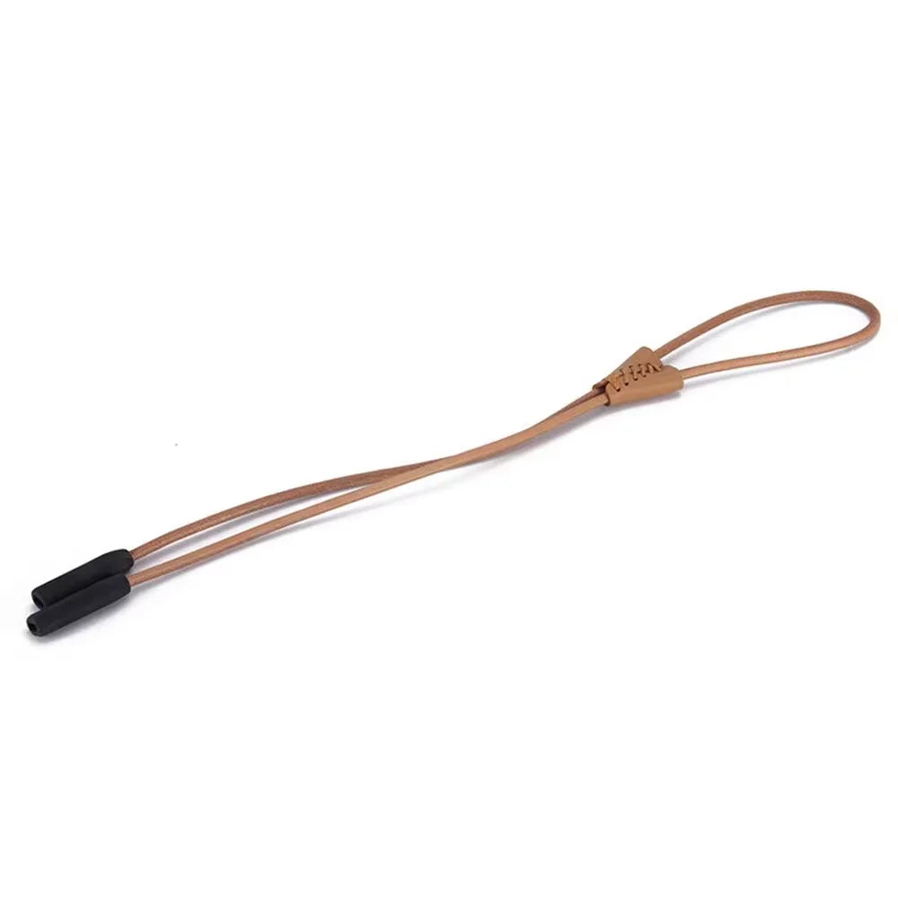 Adjustable Eyewear Rope Leather String Holder Sunglasses Chain Eyeglass Lanyard Anti Lost Glasses Strap Sports Accessories - 