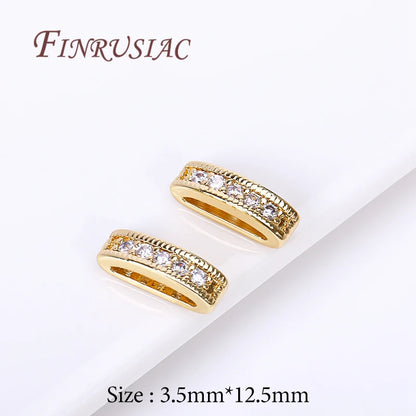 18K Gold Plated Spacer Bar Separators,For Bracelets Accessories DIY Jewelry Making Supplies,Bead Separators,Necklace Findings