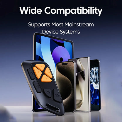 Mute Button Remote Page Turner Wireless Bluetooth Remote Control Page Turner Camera Photo Video Clicker Remote for Android iO