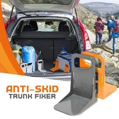 2pc Car Back Auto Trunk Fixed Rack Holder Stand Shake-proof Organizer Fence Storage Holder Adjustable Distance Storage Box Fi