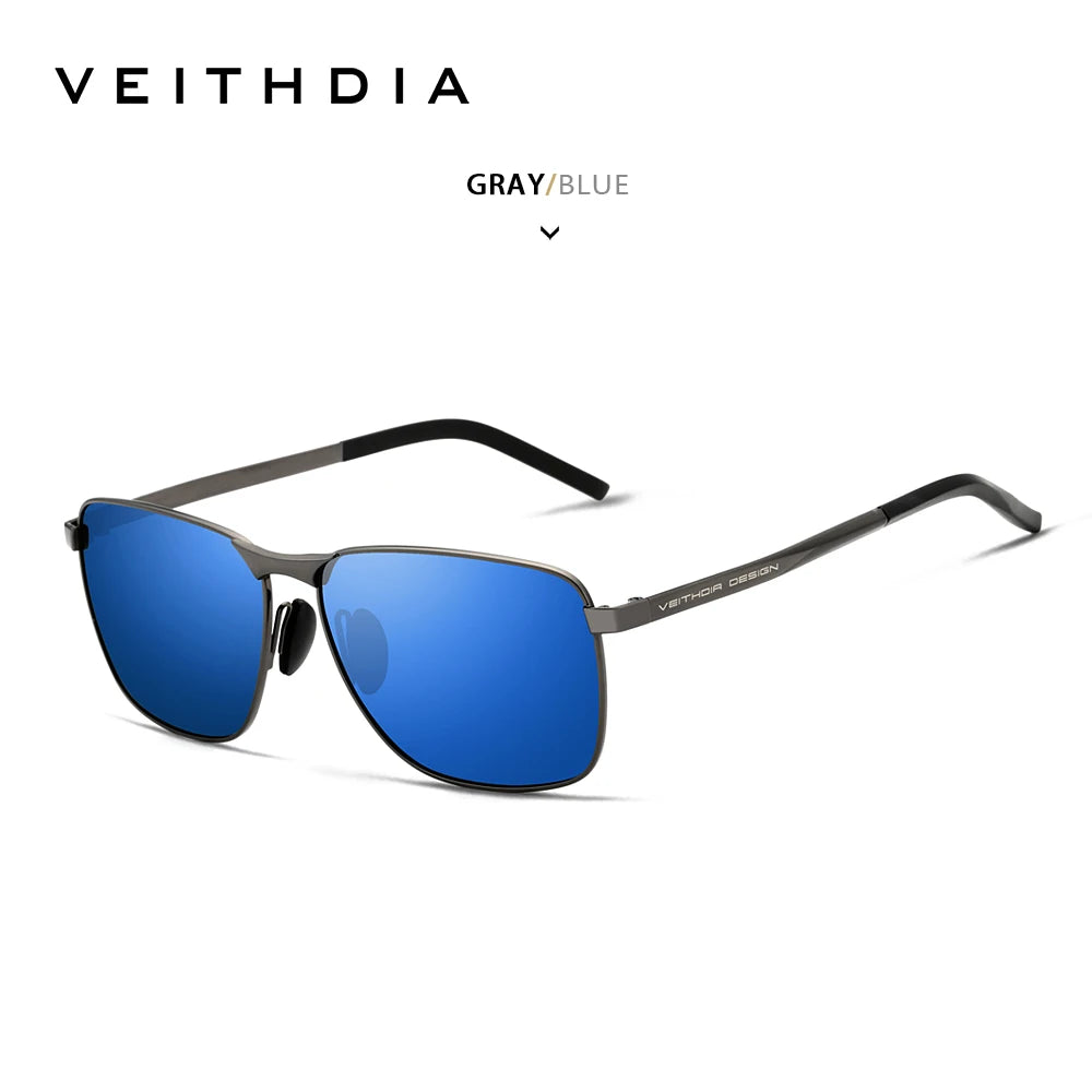 VEITHDIA Brand Men's Vintage Sports Sunglasses Polarized UV400 Lens Eyewear Accessories Male Outdoor Sun Glasses For Women V2