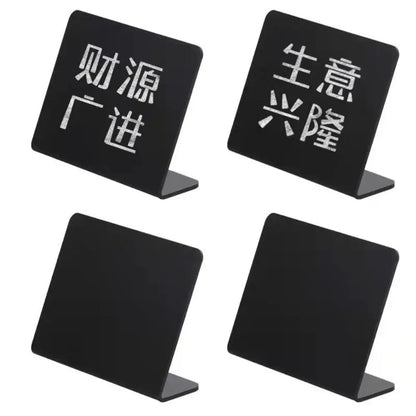 Store Shop Buffet Tags Display Stands Reserved Writing Stand Small Blackboard Signs Chalkboard Message Board Mini Chalkboard