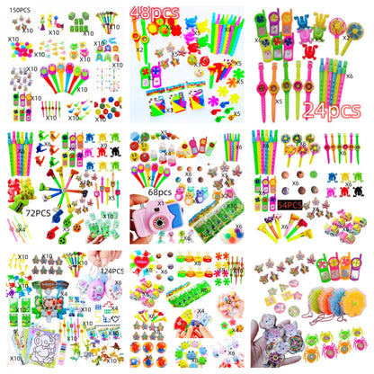 24-150 Pcs Fun Party Favor Set Toys for Kids Birthday Party Wedding Guest Gifts Kindergarten Prizes Christmas Carnival Gift P