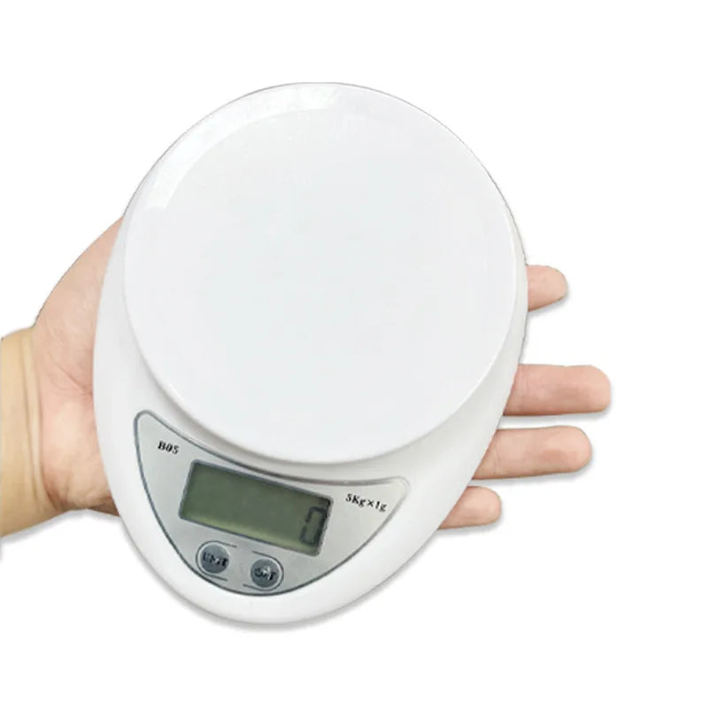 5kg/1g Electronic Scales Portable Digital LED Display Food Balance Measuring Weight Scale Kitchen Baking Scale Kitchen Tools
