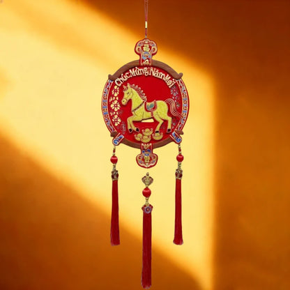 Vietnamese Spring Festival Decorations Paper Flowers Hanging Ornament 2026 New Year Home Decoraitons Room Wall Decor - S15