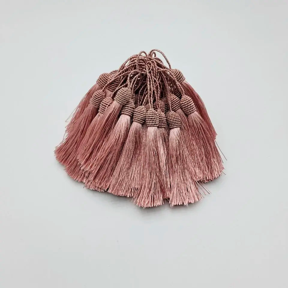 Beatiful 5pcs Hanging Rope African LaceTassels Fringe Sewing Tassel Trim for Fabric DIY Curtain Accessories Decoration - Skin